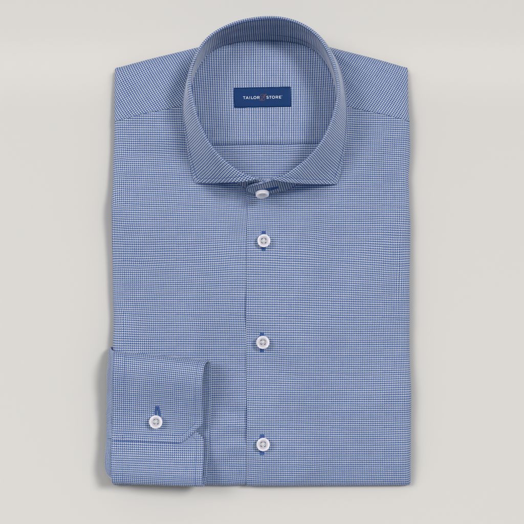 Dark blue business shirt