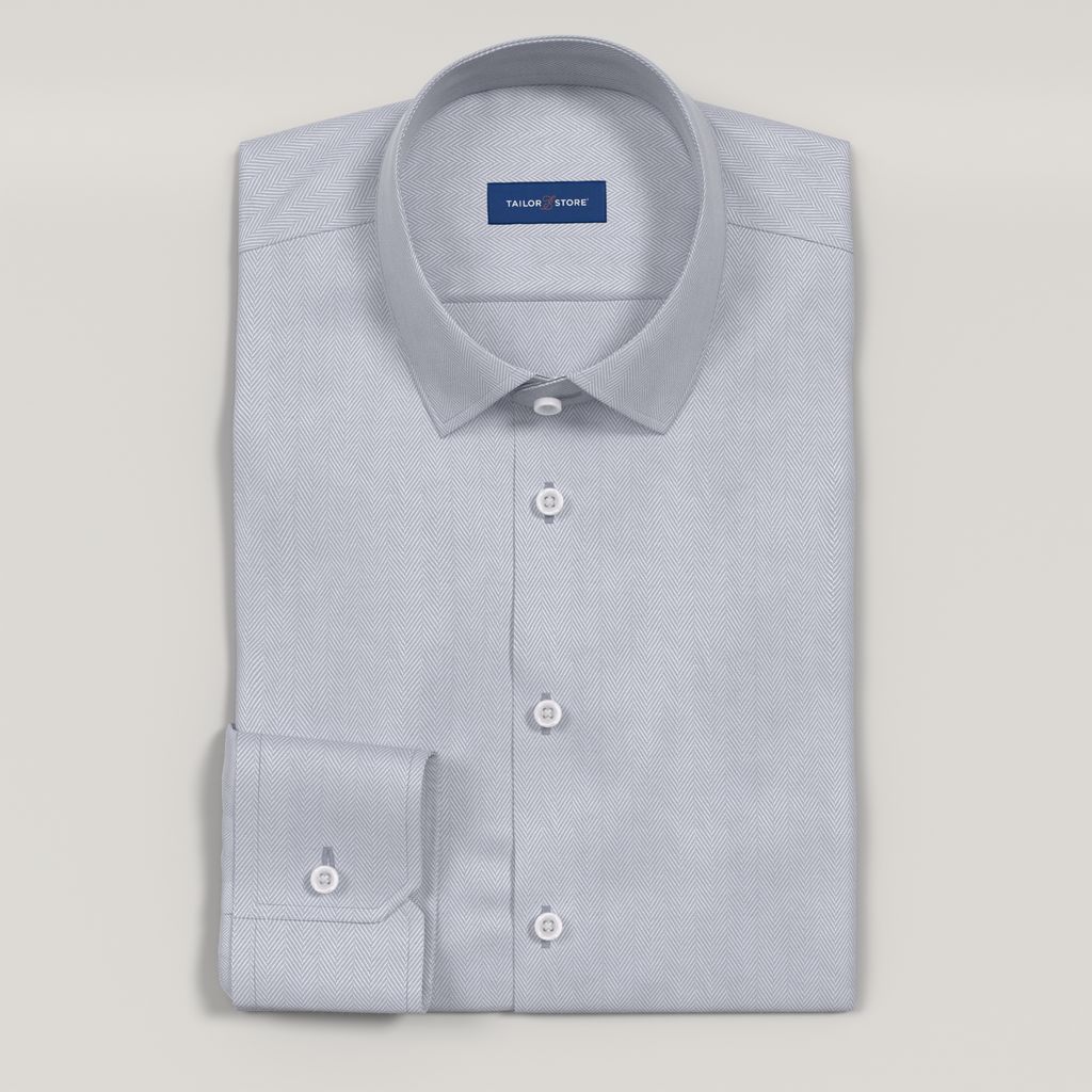 Gray business shirt