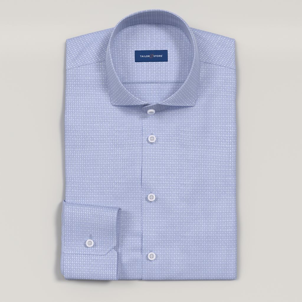 Light blue business luxury shirt