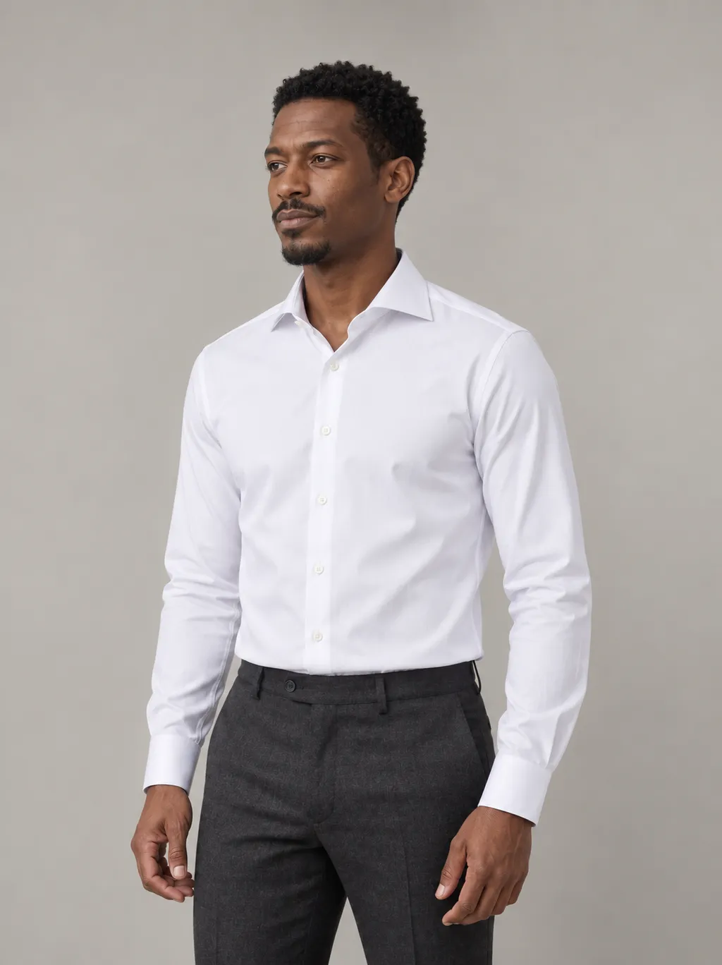 White Non-Iron business shirt