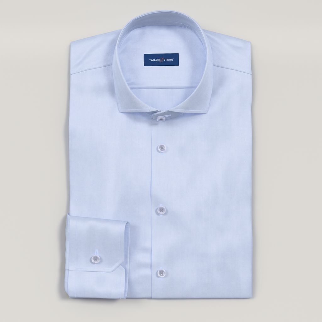 Mid blue business shirt