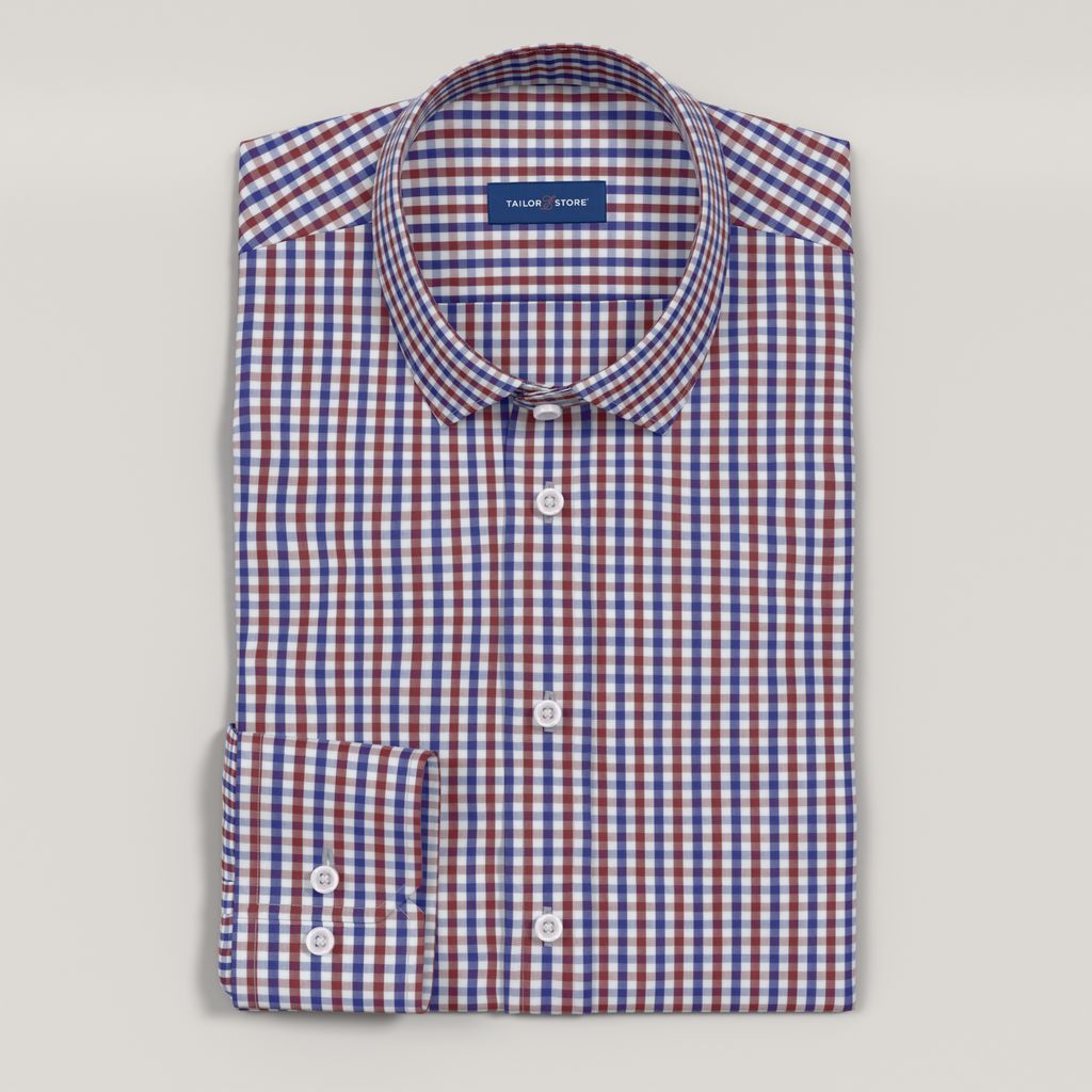 Red Checked Business Shirt