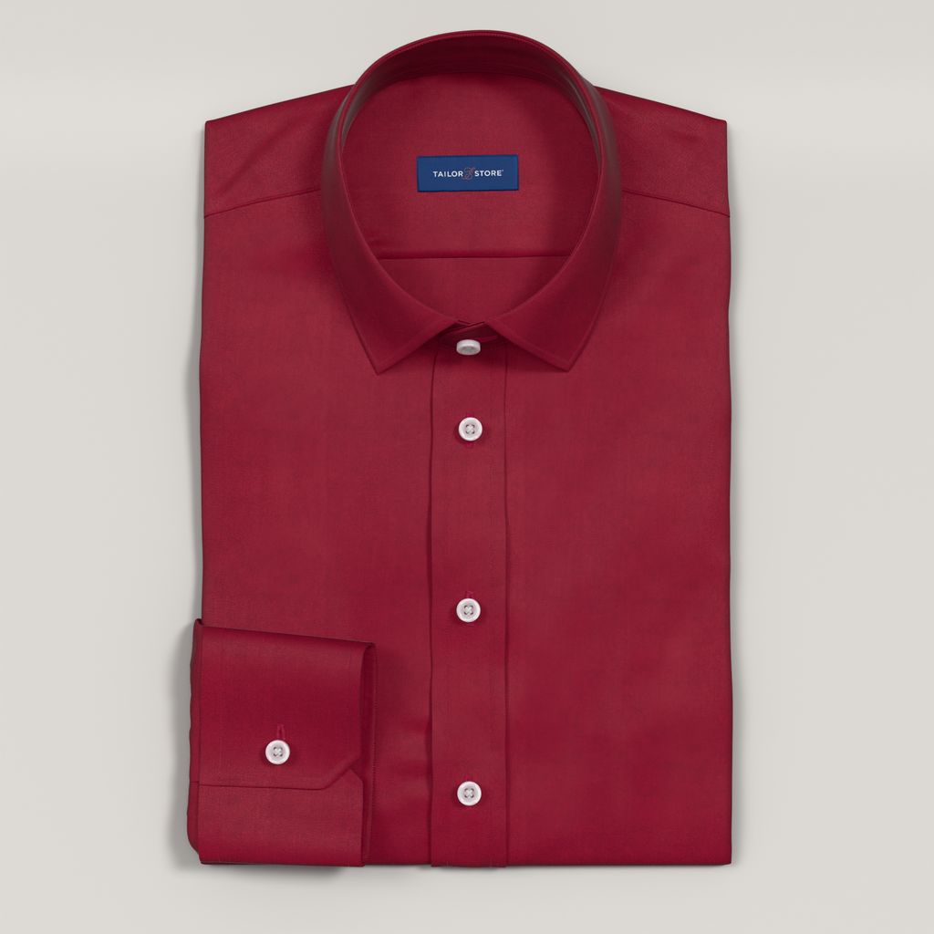 Red business shirt
