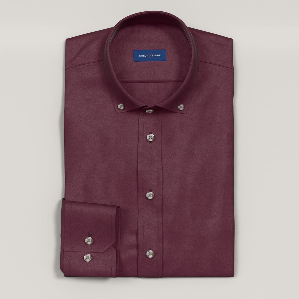 Dark Red Oxford Shirt