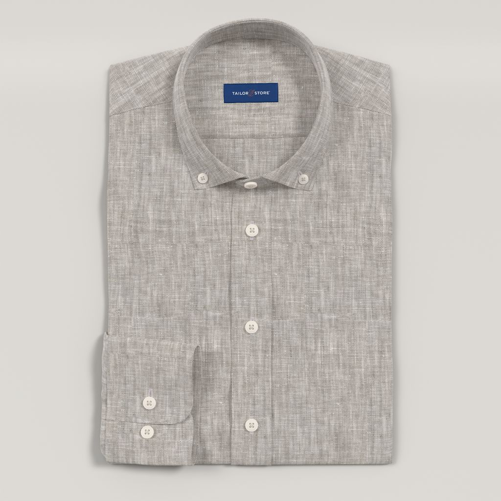 Chemise greige en lin
