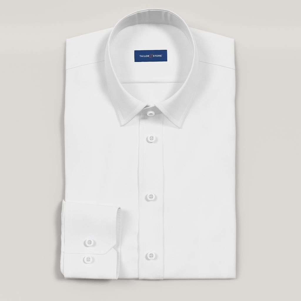 Chemise business blanche décontractée
