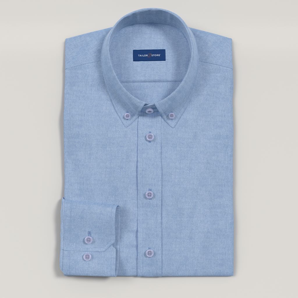 Mid blue Oxford shirt