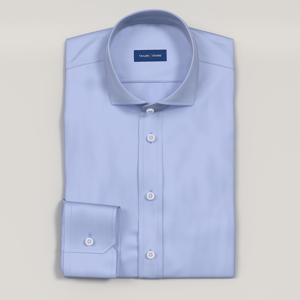 Camisa de negócio azul