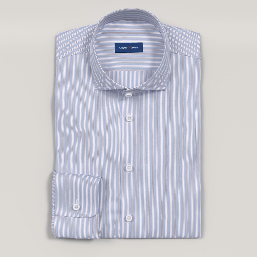 Red striped business shirt