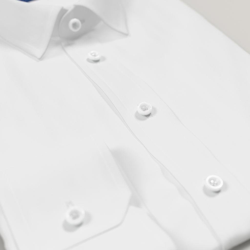 White Poplin Dress Shirt