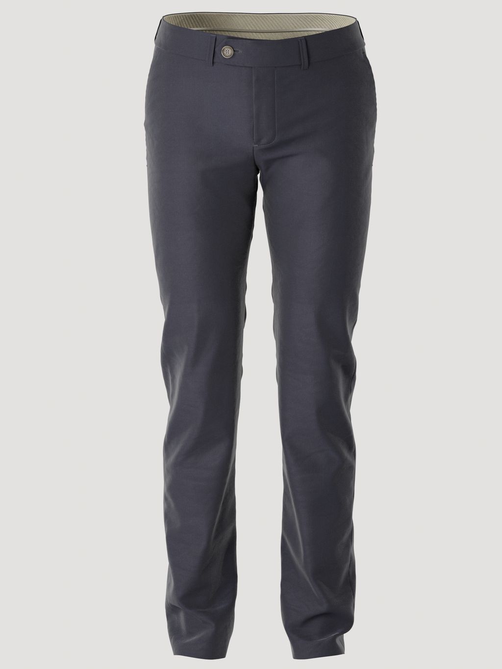 Chino blu in twill su misura