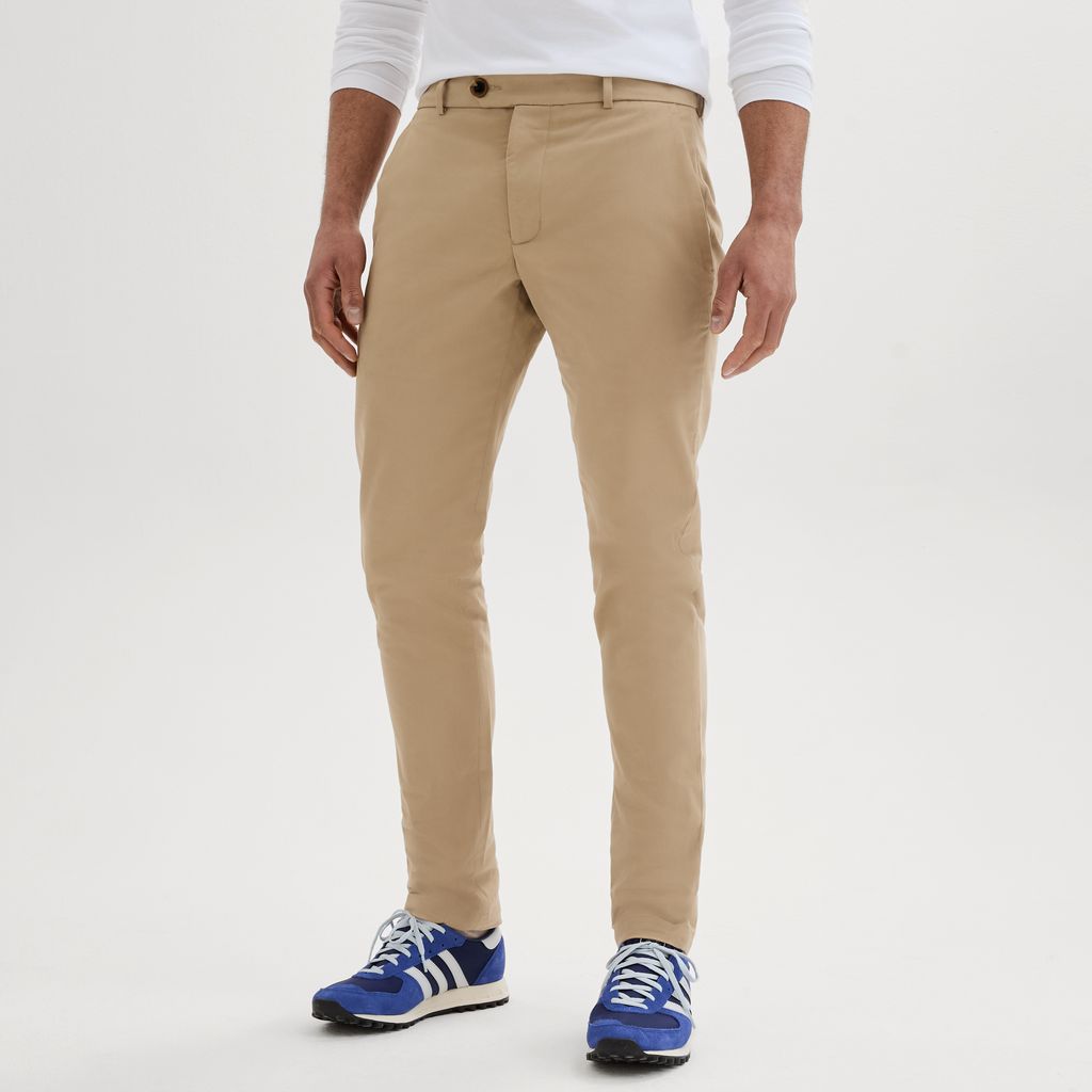 Khaki stretch chinos