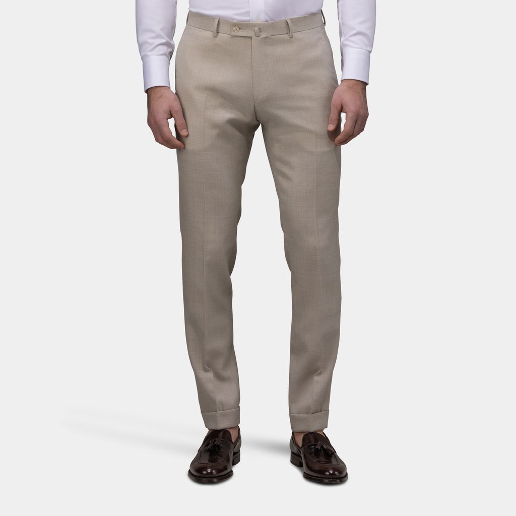 Ivory suit pants