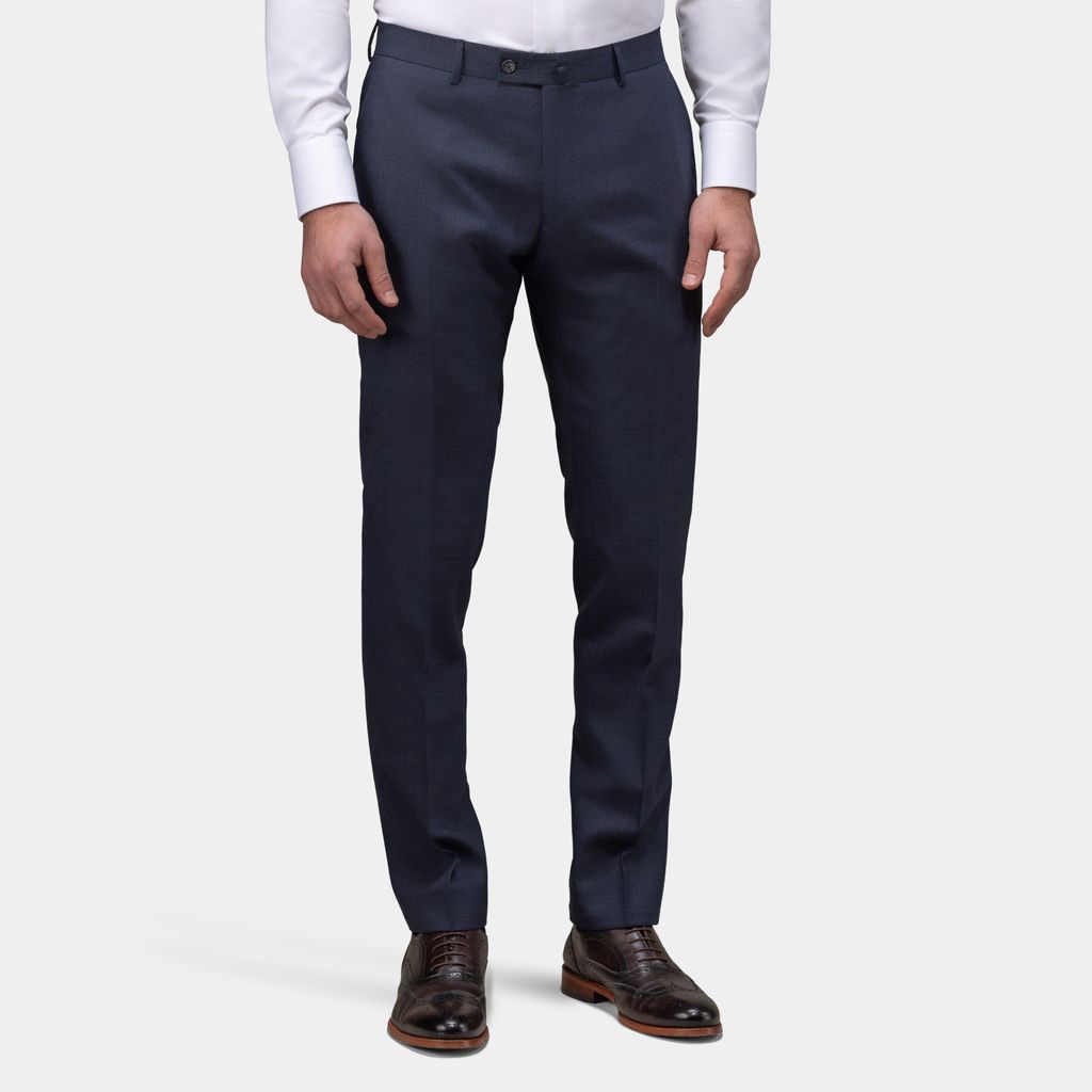 Pantaloni da abito blu navy scuro