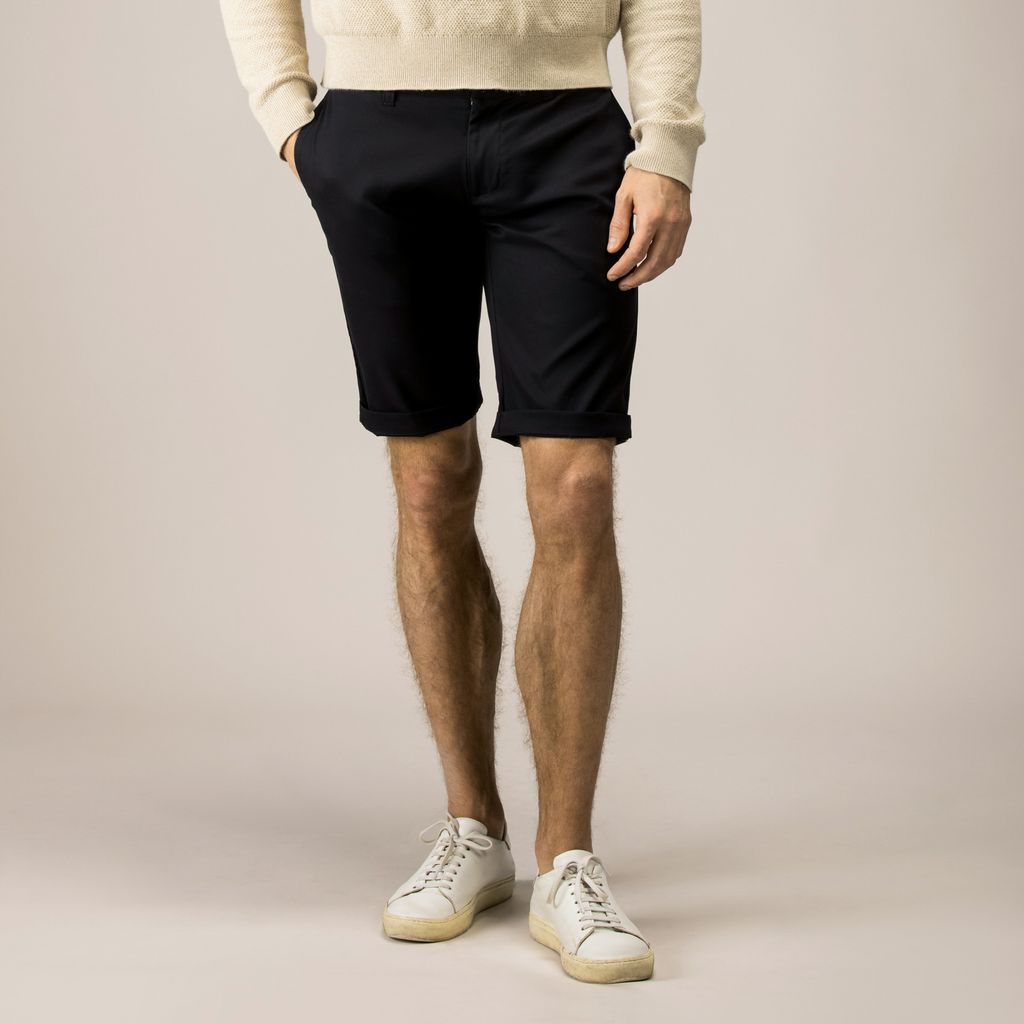Black stretch shorts