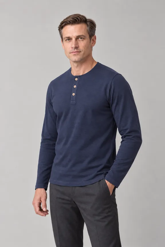 catalog/15225_tshirt_long_sleeve_henley_stitched_fabric_4637_model_025_pose_011_tshirt_regular_material_cotton_jersey_bg_11_nopocket_untucked_e1g2h1_upper_body_three_quarter.png